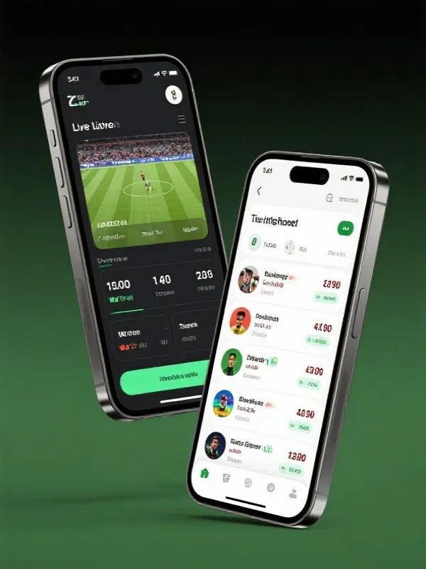 足球数据App界面展示